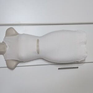 Clayton White Mini dress Size Large